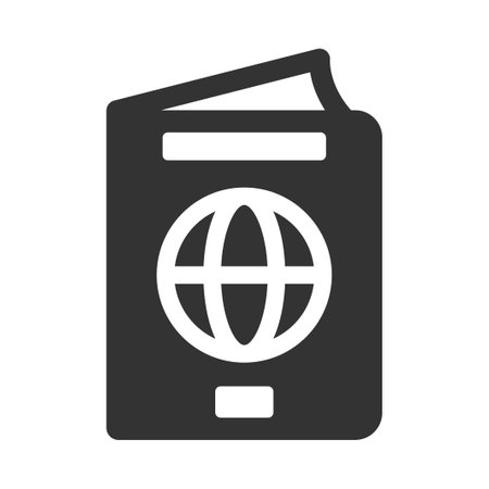 International passport iconのイラスト素材