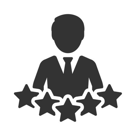 Customer review iconのイラスト素材