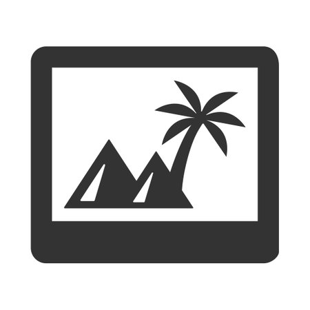 Travel photo iconのイラスト素材