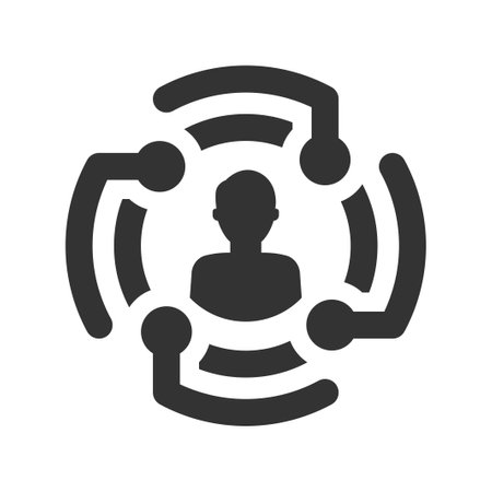 Social linkup iconのイラスト素材