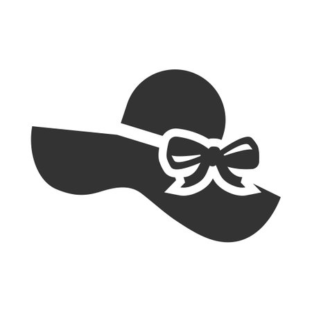 Woman hat iconのイラスト素材