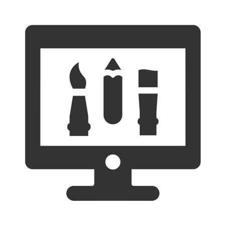 Digital design iconのイラスト素材