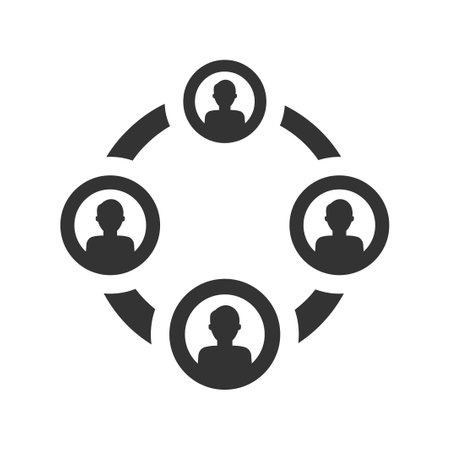 Circle network icon