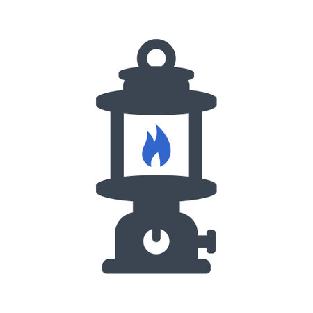 Petrol lamp iconのイラスト素材