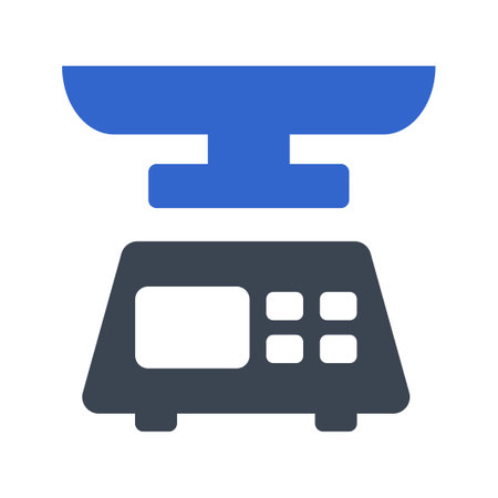 Weight scale iconのイラスト素材