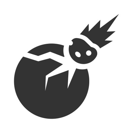 Comet earth collision Iconのイラスト素材