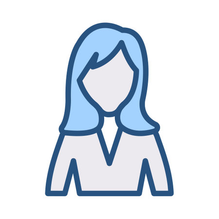 Business woman iconのイラスト素材
