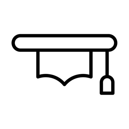Graduation Cap Iconのイラスト素材
