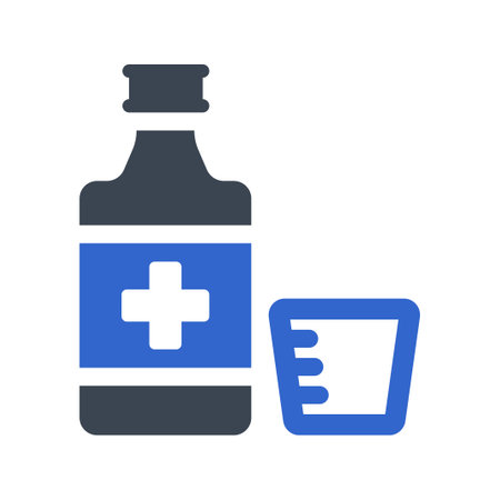 Syrup bottle Iconのイラスト素材