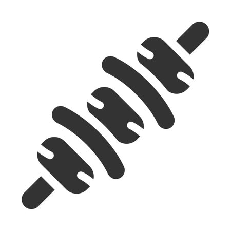 Barbecue skewer Iconのイラスト素材
