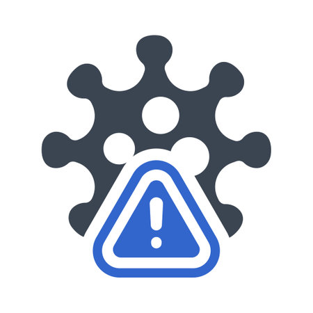 Corona Alert Iconのイラスト素材