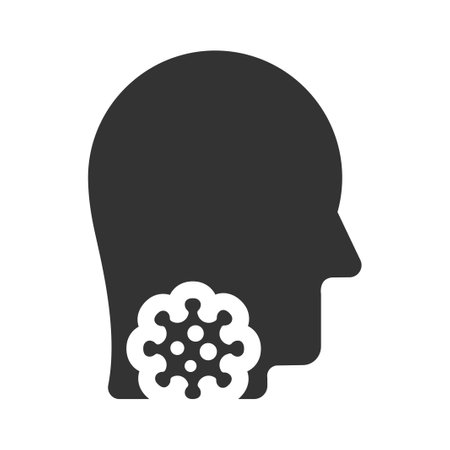 Flu Sore Throat Iconのイラスト素材