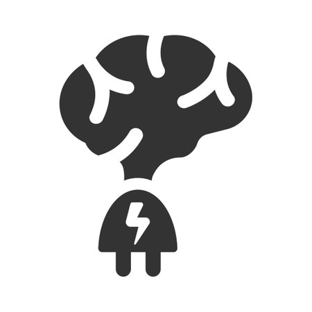Brain Energy Iconのイラスト素材