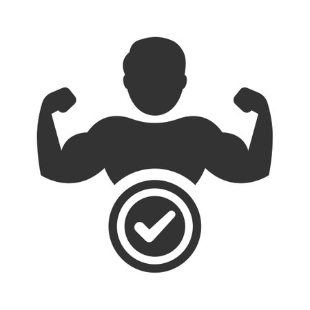 Strong Muscle Iconのイラスト素材