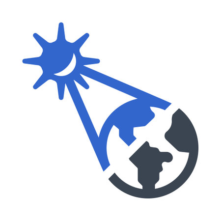 UV rays Iconのイラスト素材