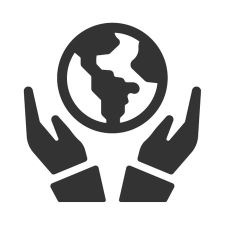 Save earth Iconのイラスト素材