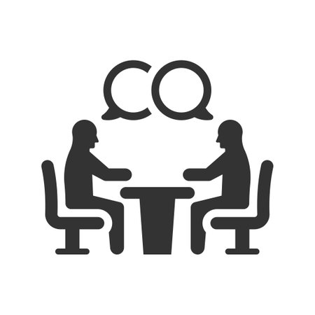 Job interview Iconのイラスト素材