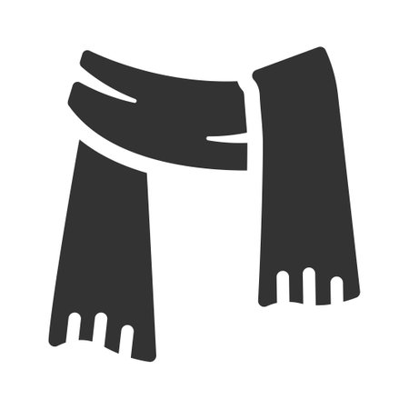 Neck Scarf Iconのイラスト素材