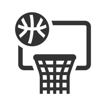 Basketball iconのイラスト素材
