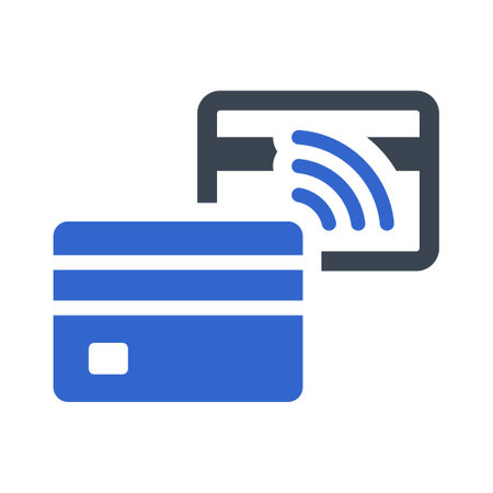 Wireless payment iconのイラスト素材