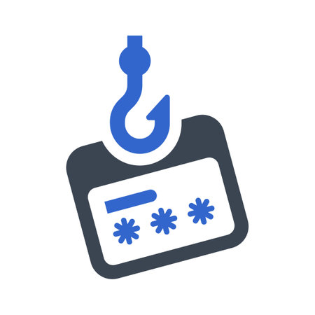 Password phishing iconのイラスト素材