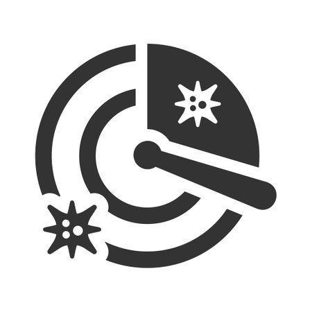 Virus scan iconのイラスト素材