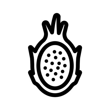 Dragon fruit iconのイラスト素材