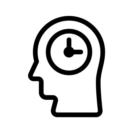 Time management iconのイラスト素材