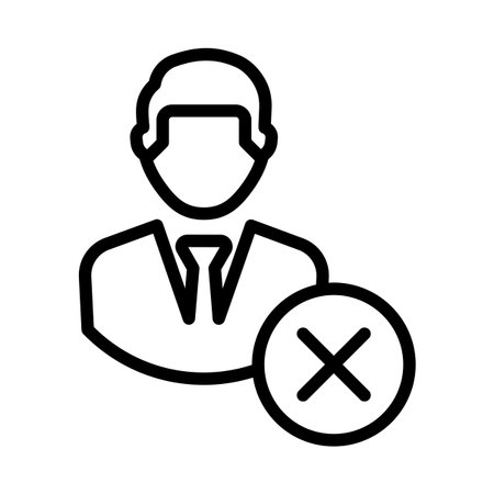 Remove account iconのイラスト素材