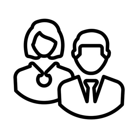 Joined account iconのイラスト素材