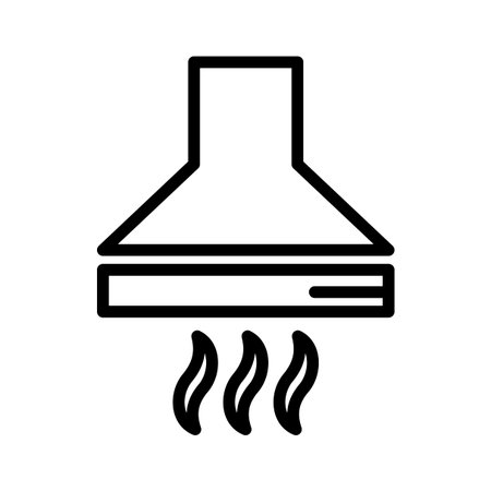 Kitchen extractor iconのイラスト素材