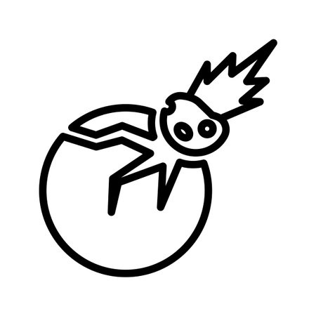 Comet earth collision Iconのイラスト素材