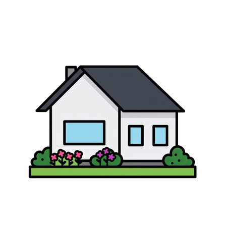 house front facade isolated icon vector illustration design, vector illustration  graphicのイラスト素材