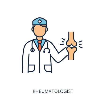 Rheumatologist icon. Trendy flat vector Rheumatologist icon on white background, vector illustration can be use for web and mobileのイラスト素材