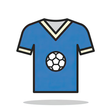 soccer jersey icon design, vector illustration eps10 graphic.のイラスト素材