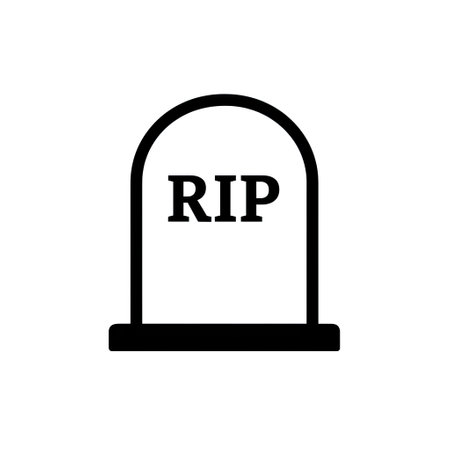 Grave icon. Flat vector related icon for web and mobile applications.のイラスト素材