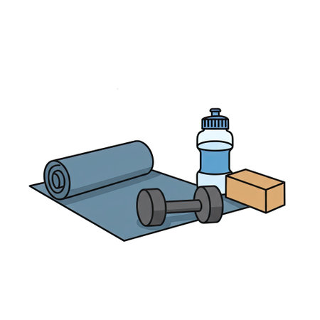 Fitness equipment icon. Healthy lifestyle and fitness theme. Isolated design. Vector illustrationのイラスト素材