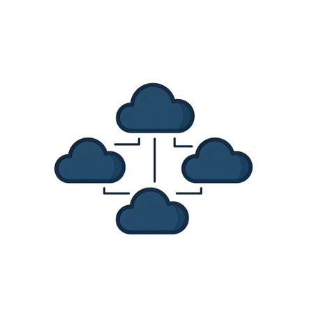 Cloud computing icon. Flat design style eps 10 vector illustration.のイラスト素材