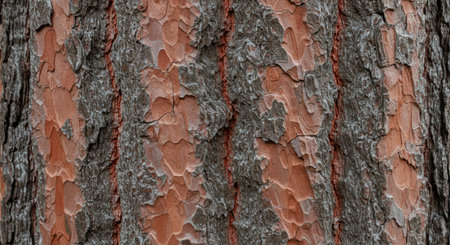 Bark of pine tree, close-up. Tree bark texture