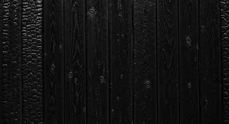 Black wood texture. Abstract background for design with copy space for text or image.の写真素材