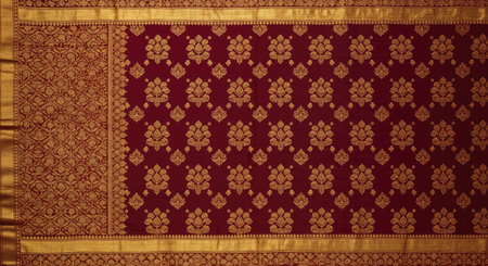 Thai silk fabric pattern,Thai silk fabric pattern background.