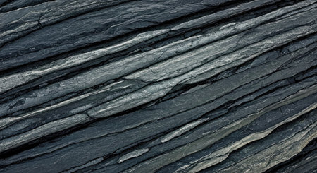 Background of black stone wall texture. Abstract background for design with copy space.の写真素材