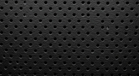 Black leather texture for background. High resolution photo. Full frame.の写真素材