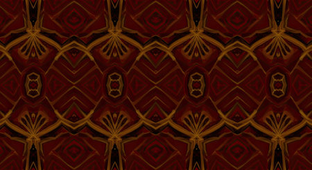 Kaleidoscope of color with beautiful ornamental - seamless background