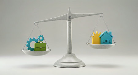 House and gear on scales. Business concept. 3D rendering.の写真素材