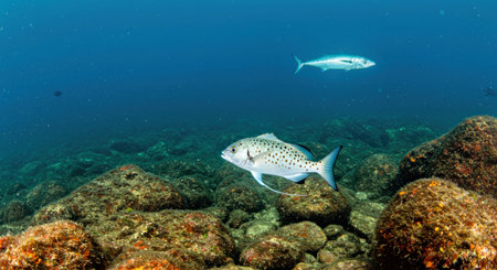 Fish on a coral reef in the Red Sea, Eilat Israel