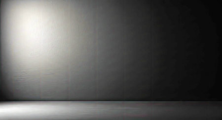 Elegant wall surface painted to achieve a velvet-like texture in a sophisticated rich black. Offers a luxurious smooth background for designs.の写真素材