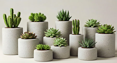 Minimalist Stone Planter Succulents Natural Aesthetic