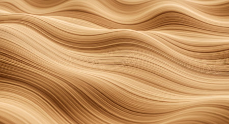 Wooden Abstract Waves in Beige Tones Elegant Interior Decor Design