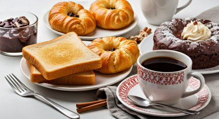 Festive Boxing Day Morning Meal with Sweet Holiday Delights